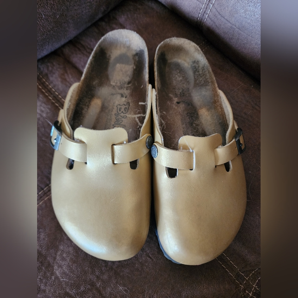 Birki's Birkenstock Slip-On Shoes German Womens 7 Mens 5 Clogs Size 245 mm Mules
